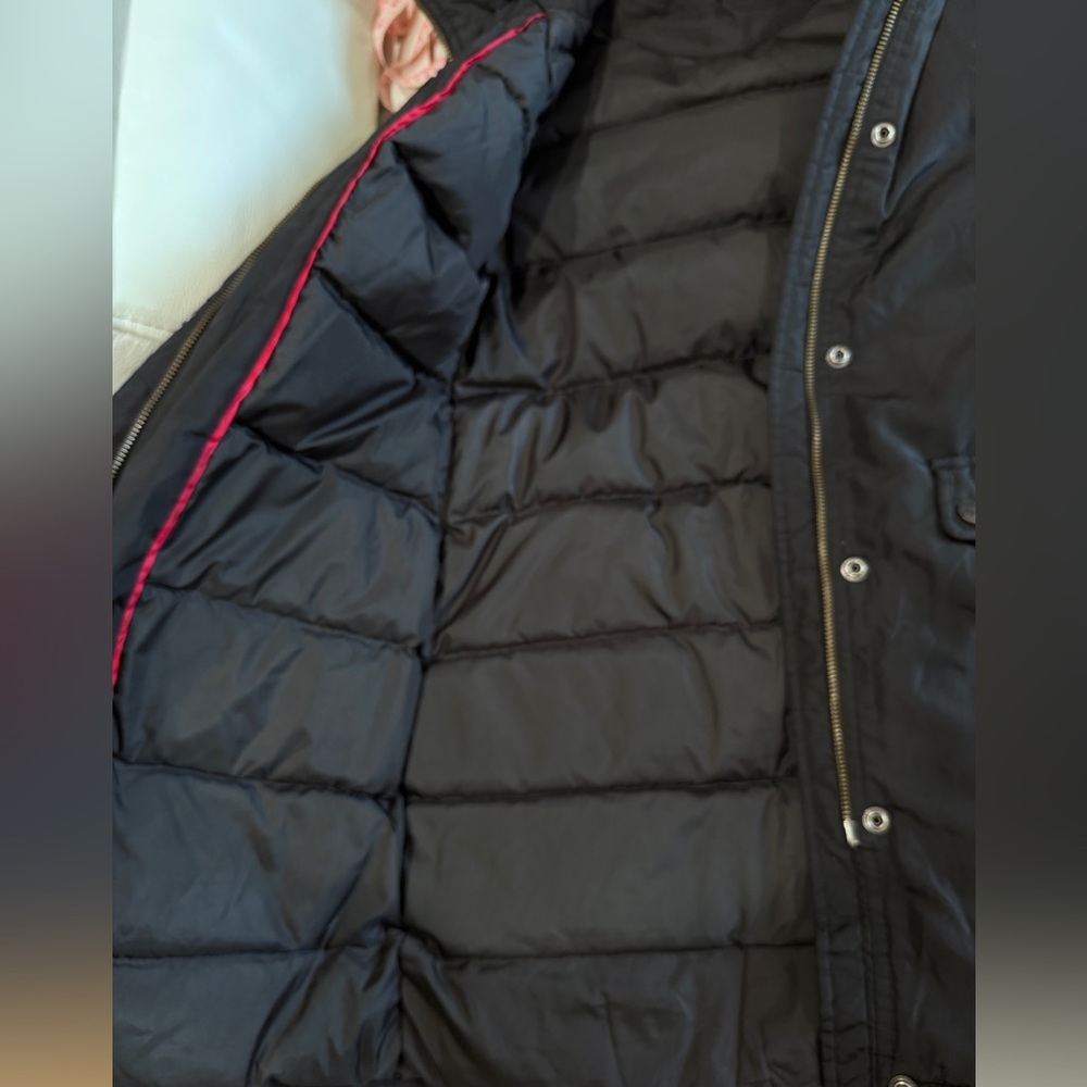 BROOKS BROTHERS Winter Black Coat In XS Petite - Picture 10 of 17